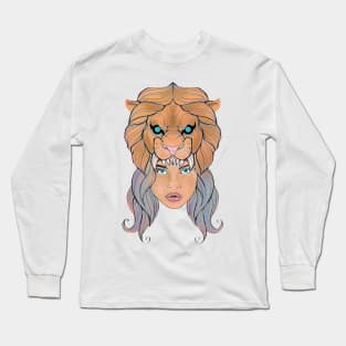 Lion headress Long Sleeve T-Shirt